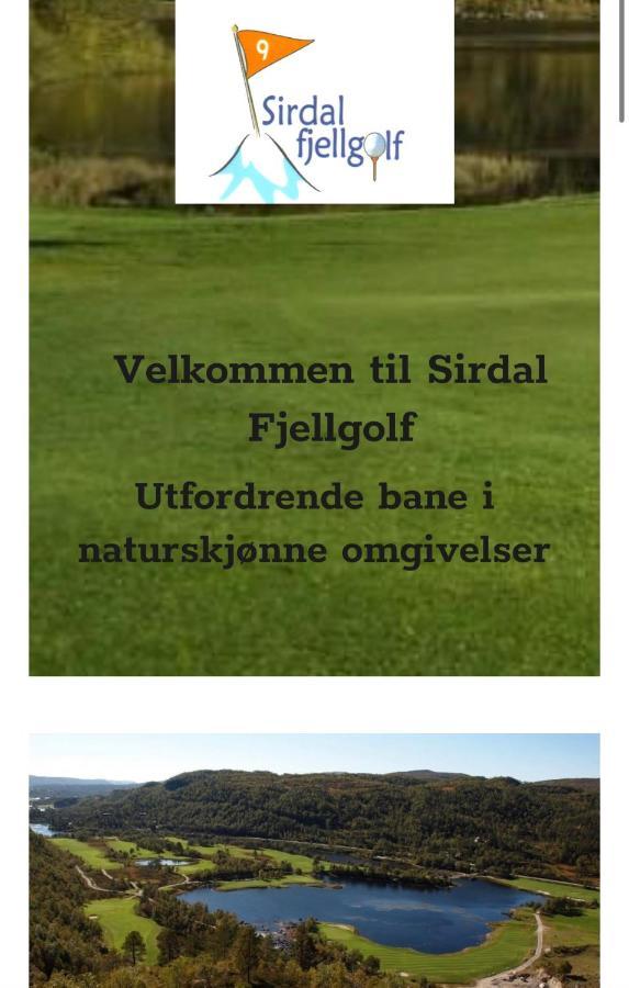 Flott Leilighet Pa Haugen I Sirdal Tjorhom 外观 照片