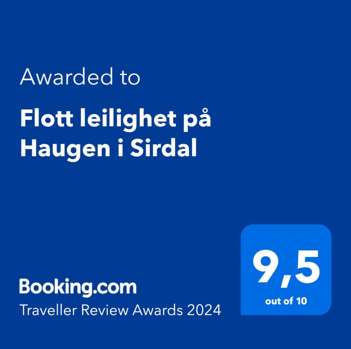 Flott Leilighet Pa Haugen I Sirdal Tjorhom 外观 照片